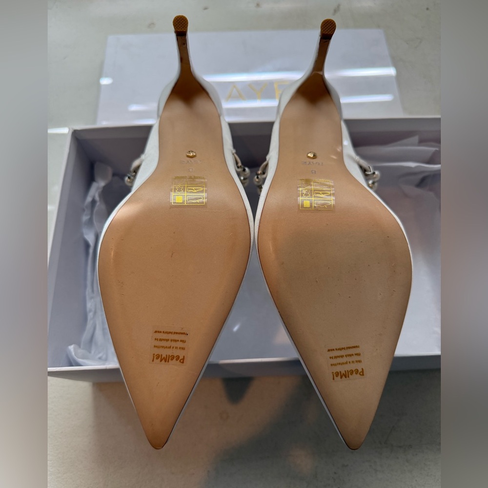 RAYE Reception Heel in Ivory - Picture 6 of 7